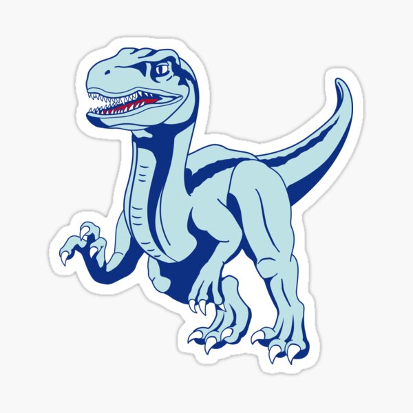 Velociraptor dinosaur Sticker