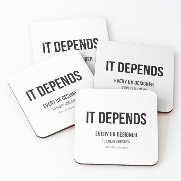 Item preview, It depends designed and sold by EsCarola.