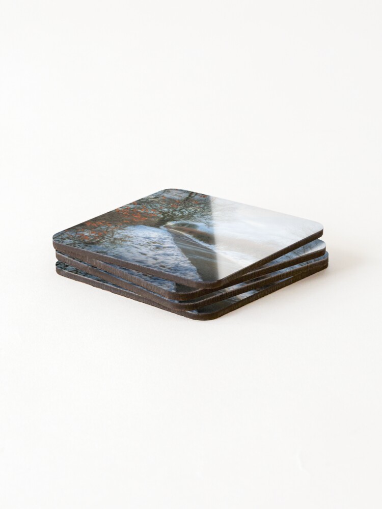 Thumbnail 4 of 5, Coasters (Set of 4), Winter Walk designed and sold by RJDowns.