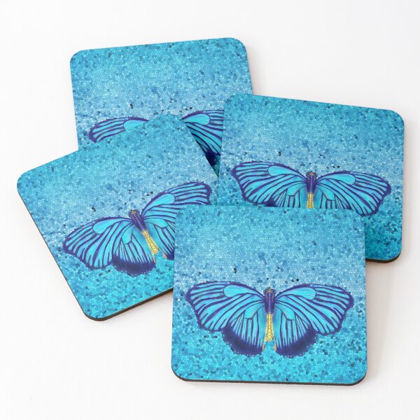 Item preview, Blue Butterfly with Mosaic designed and sold by Catherine Holcombe.