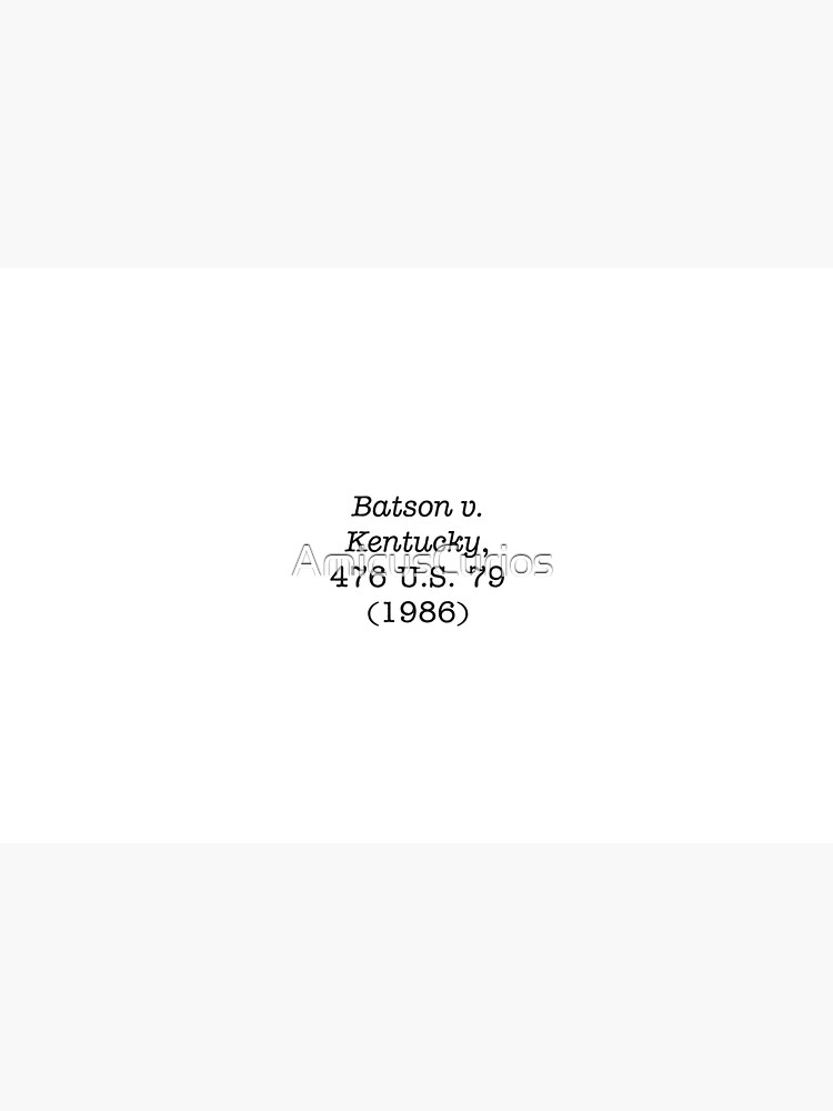 "Batson v. Kentucky Cite" Water Bottle for Sale by AmicusCurios Redbubble