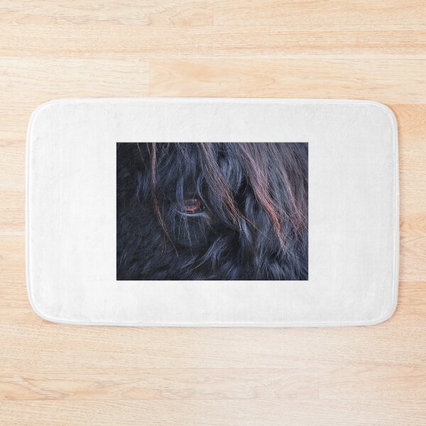 Item preview, Black Highland Cow Close Up. designed and sold by Rob-Turner.