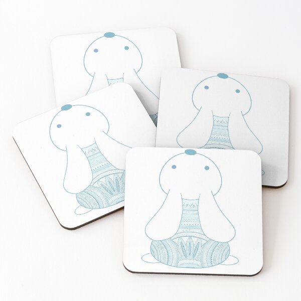 Item preview, Copy of Mandala Easter Bunny - Teal designed and sold by On The Lash.