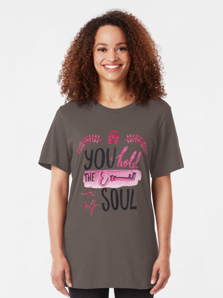 Alternate view of You hold the key to my soul Slim Fit T-Shirt
