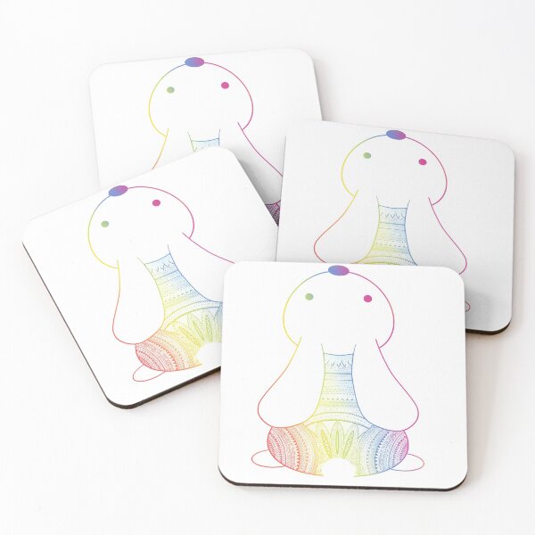 Item preview, Copy of Copy of Mandala Easter Bunny - Rainbow designed and sold by On The Lash.