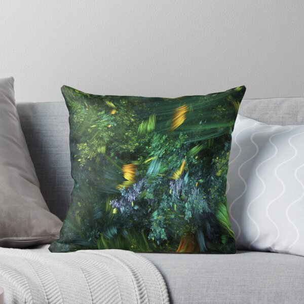 Item preview, Abstract green ocean flora fractal art designed and sold by mrhighsky.