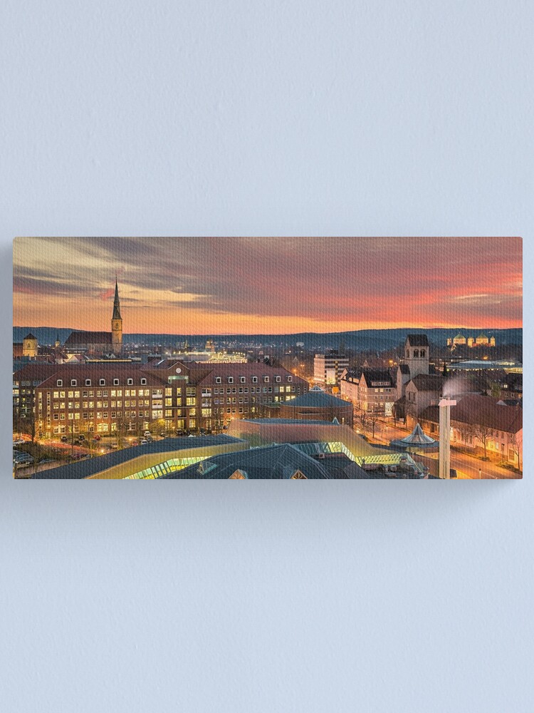 Vista alternativa de Lienzo Skyline de Hildesheim
