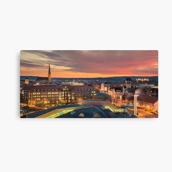 Skyline de Hildesheim Lienzo
