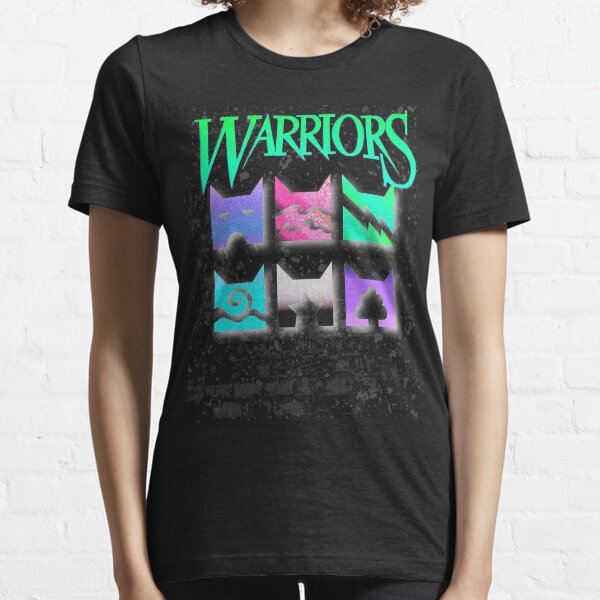 Vaporwave Inverted Warrior Cats Clan Icons for Warriors lovers Essential T-Shirt