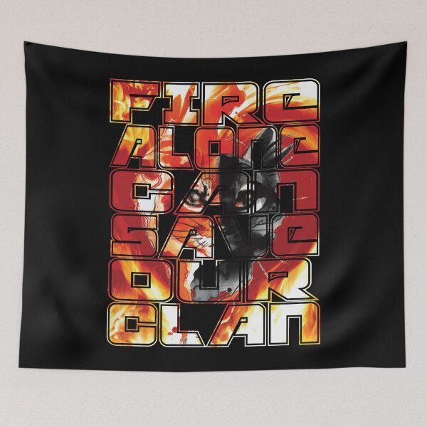 Item preview, Fire Alone can save our Clan, Warrior Cats fanart for Warriors lovers designed and sold by Cheeky Companions.