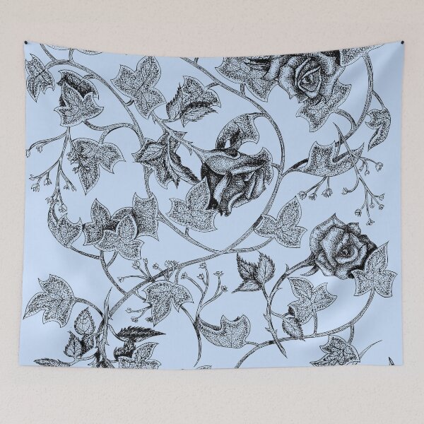 Item preview, Flourish in Blue  designed and sold by Haus of Macabre.