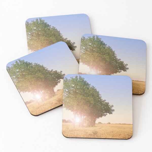 Item preview, Sunset over cornfield with tree designed and sold by Grégory DUBUS.