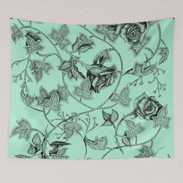Item preview, Flourish in Mint designed and sold by Haus of Macabre.