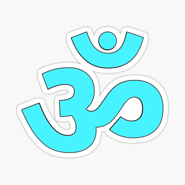 Sanskrit Om Symbol Sticker, 50% OFF