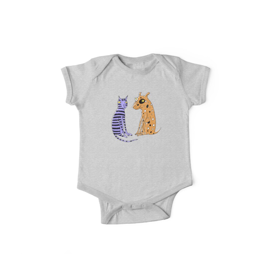 Funny Rude cat Attract Long Sleeve Cool Bodysuit Onesies