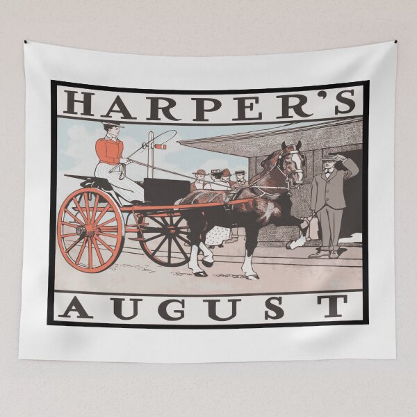 Item preview, HARPER'S VINTAGE HORSE AND BUGGY designed and sold by xposedbydesign.