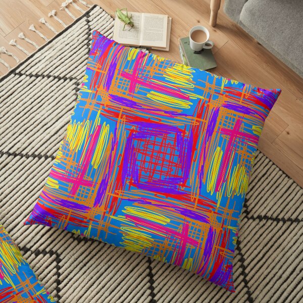 Scribbles markers Floor Pillow