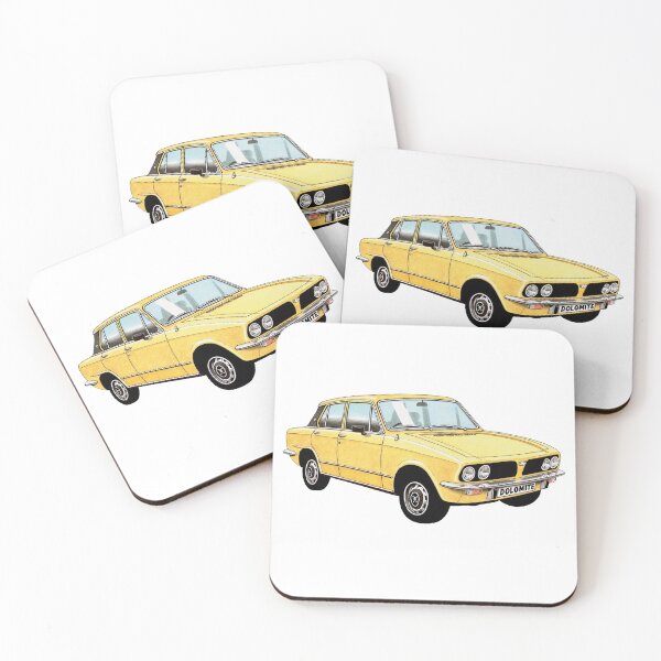 Item preview, Triumph Dolomite car illustration designed and sold by Retroblast.
