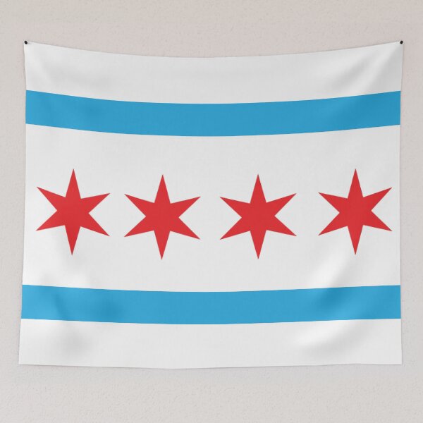 Item preview, Chicago Flag designed and sold by mayagk.