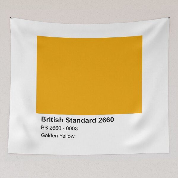 Item preview,  Golden Yellow British Standard 0003 Colour Swatch designed and sold by mwcannon.