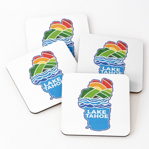 Item preview, Lake Tahoe California Nevada Skiing Mountains Ski Boating Hiking designed and sold by Travel Time.