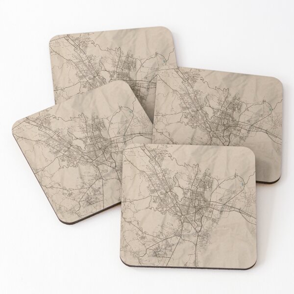Item preview, Oaxaca Sepia Map designed and sold by CPTVDesign.