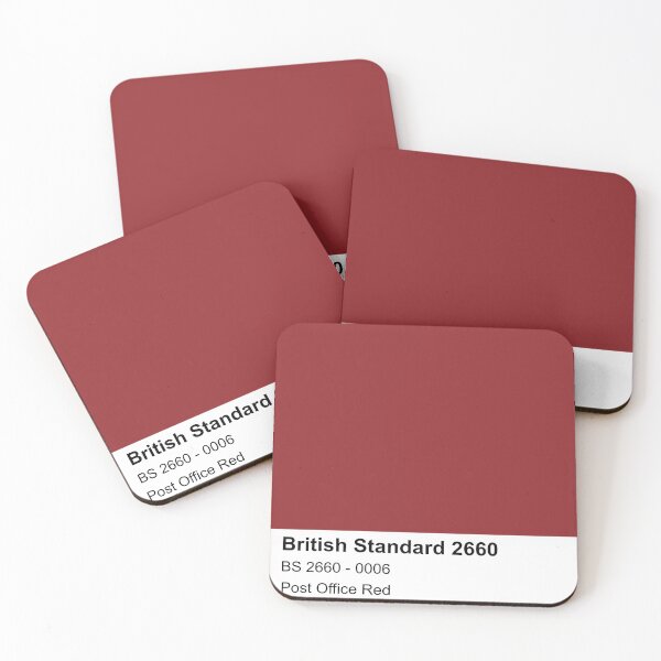 Item preview, Post Office Red British Standard 0006 Colour Swatch designed and sold by mwcannon.