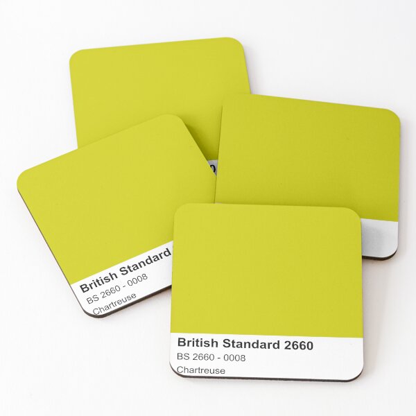 Item preview, Chartreuse Green British Standard 0008 Colour Swatch designed and sold by mwcannon.