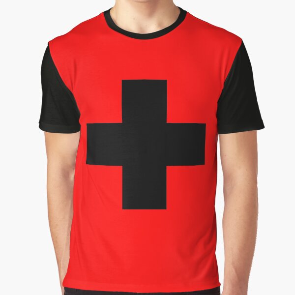 Item preview, Swiss cross in black designed and sold by elfina.