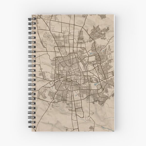 Artikelvorschau, Aguascalientes Sepia Karte entworfen und verkauft von CPTVDesign.