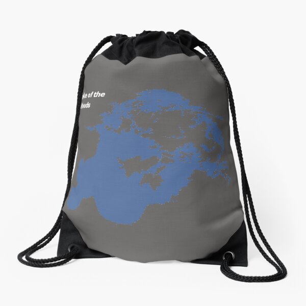 Lake of the Woods Minnesota Ontario Drawstring Bag