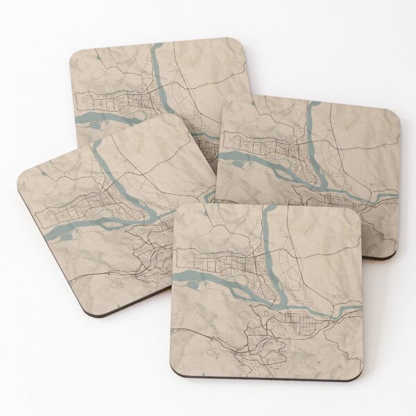 Item preview, Kamloops Sepia Map designed and sold by CPTVDesign.