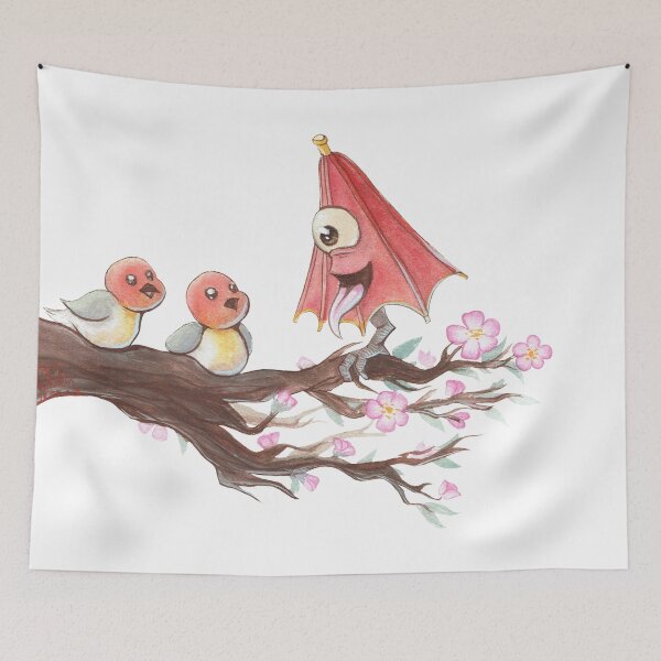 Item preview, Kasa-obake chilling with his friends designed and sold by Marjolein de Jong.