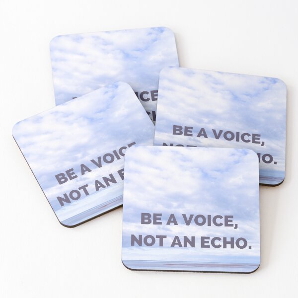 Item preview, Be a voice, not an echo. designed and sold by onepony.