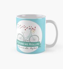 Picture me Rollin' Bike Illustration. They see me Rollin, They be Lovin' Classic Mug