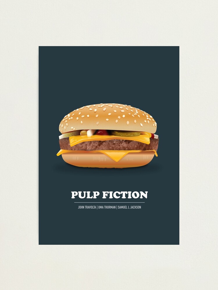 Alternate view of Pulp Fiction - Alternative Movie Poster Photographic Print