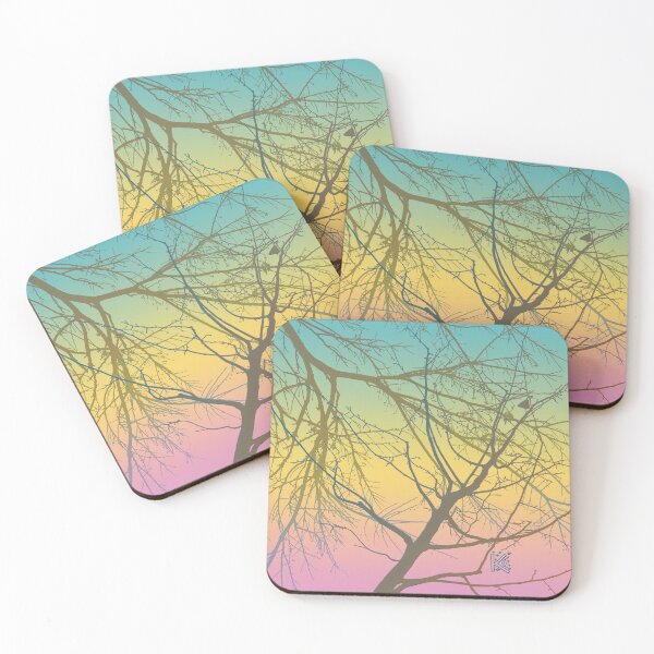 Item preview, Camo Branches Pink Turquoise and Gold  designed and sold by NorthernBell.