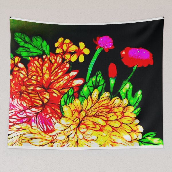 Item preview, Blackboard Flowers designed and sold by Mark J Dunn.