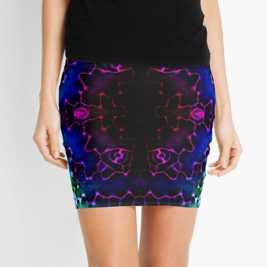 Kaleidoscope, Circle, 2D shape, Psychedelic Art Mini Skirt
