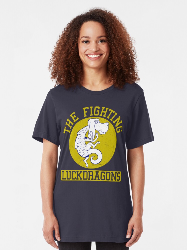 Alternate view of The Fighting Luckdragons Slim Fit T-Shirt