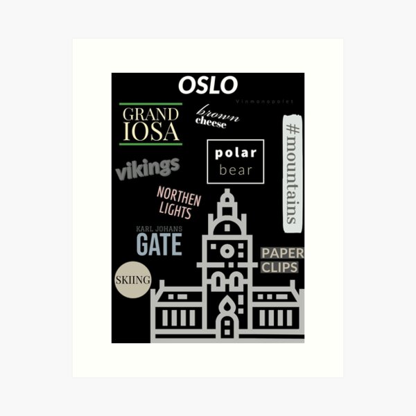 Oslo Art Print