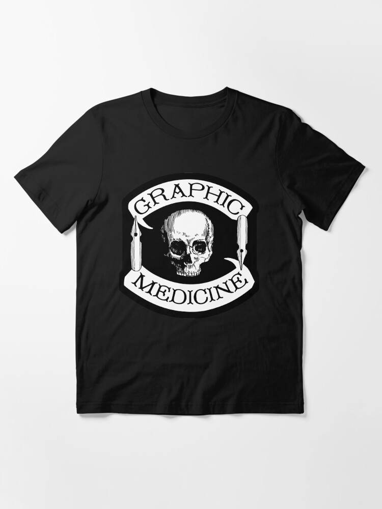 Alternate view of Graphic Medicine ‘Colors’ logo Essential T-Shirt