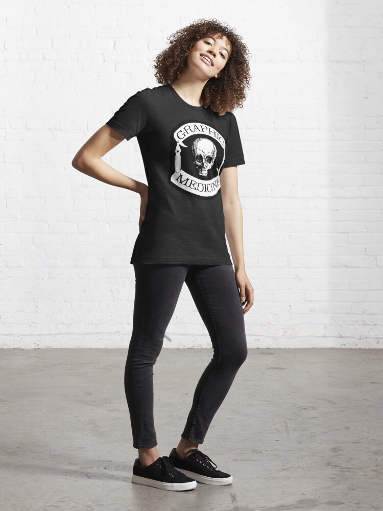 Alternate view of Graphic Medicine ‘Colors’ logo Essential T-Shirt