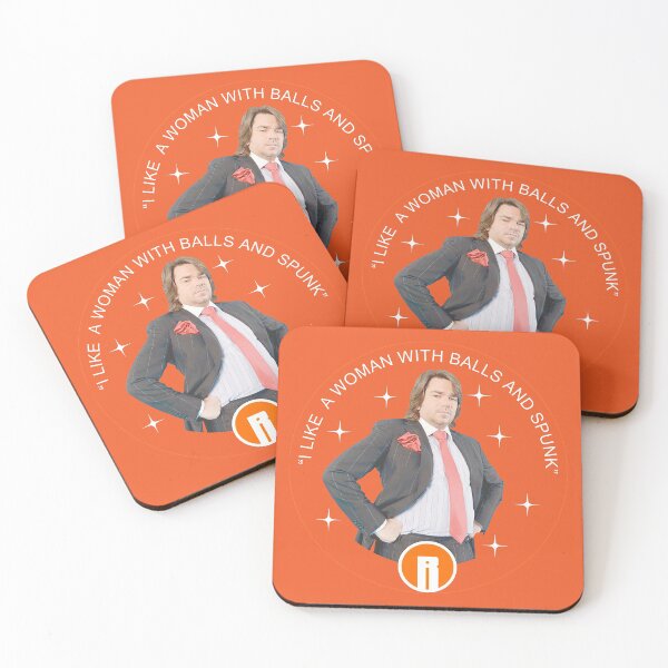 Reynholm Industries - Douglass Reynholm - Funny IT Crowd - It Crowd Gifts - t shirt Coasters (Set of 4)