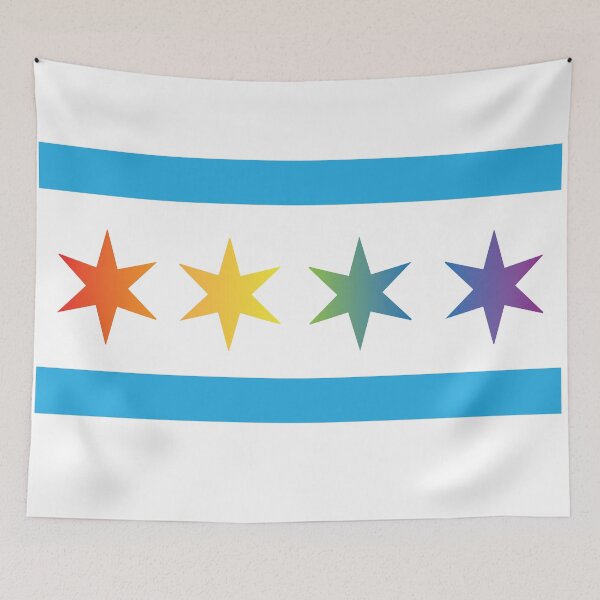 Item preview, Chicago Pride Flag designed and sold by mayagk.