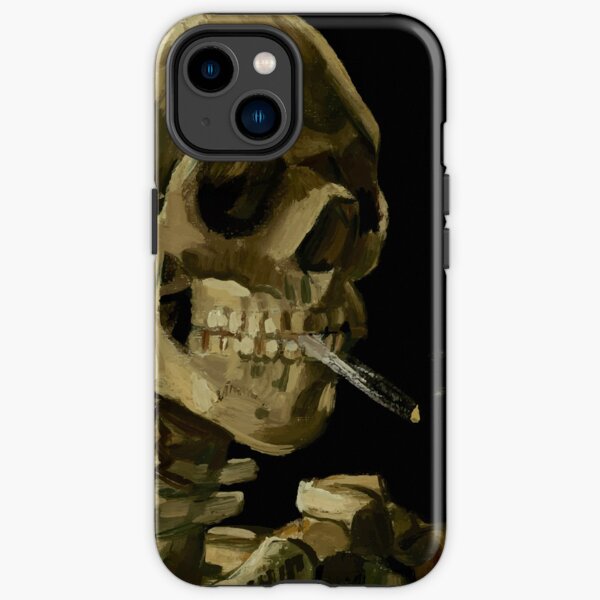 Vincent van Gogh - Skull of a skeleton with Burning Cigarette iPhone Tough Case