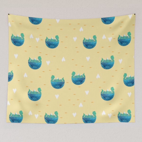 Item preview, Nessie pattern - friendly little monster from the lake designed and sold by tostoini.