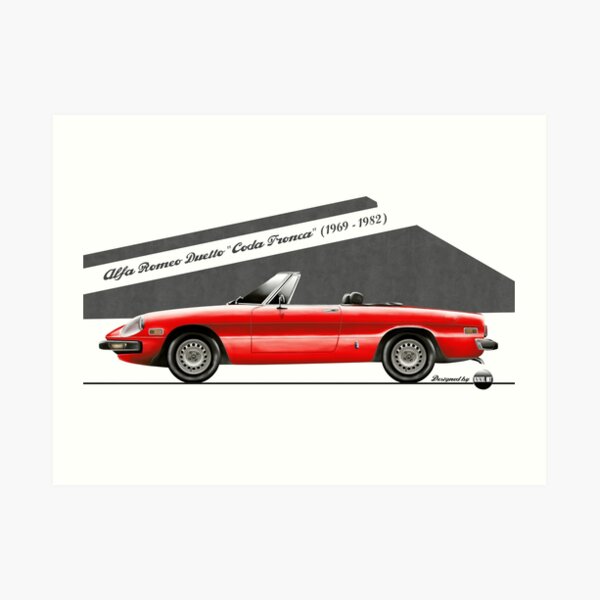 Multi Colors /& Sizes Alfa Romeo Spider Veloce 1966-1969 Long Sleeves T-Shirt