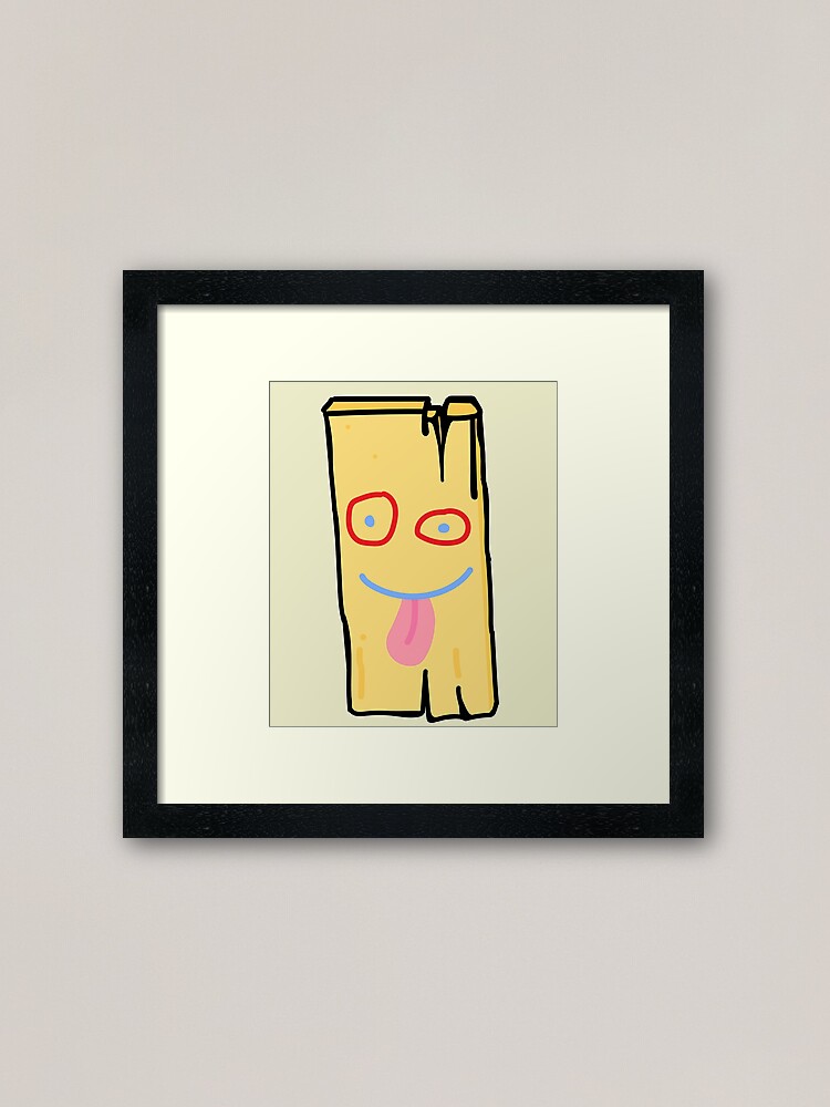 Plank From Ed Edd Eddy Framed Art Print By Eulonix Redbubble