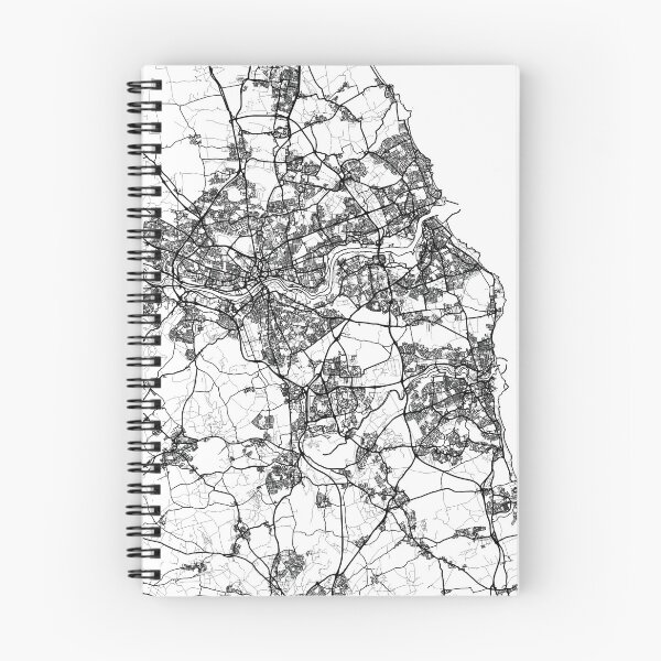 Artikelvorschau, Newcastle-upon-Tyne Karte entworfen und verkauft von LoveOfMaps.